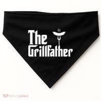 The Grillfather Father's Day Grill USA-Made Doggie Bandana thumb 0