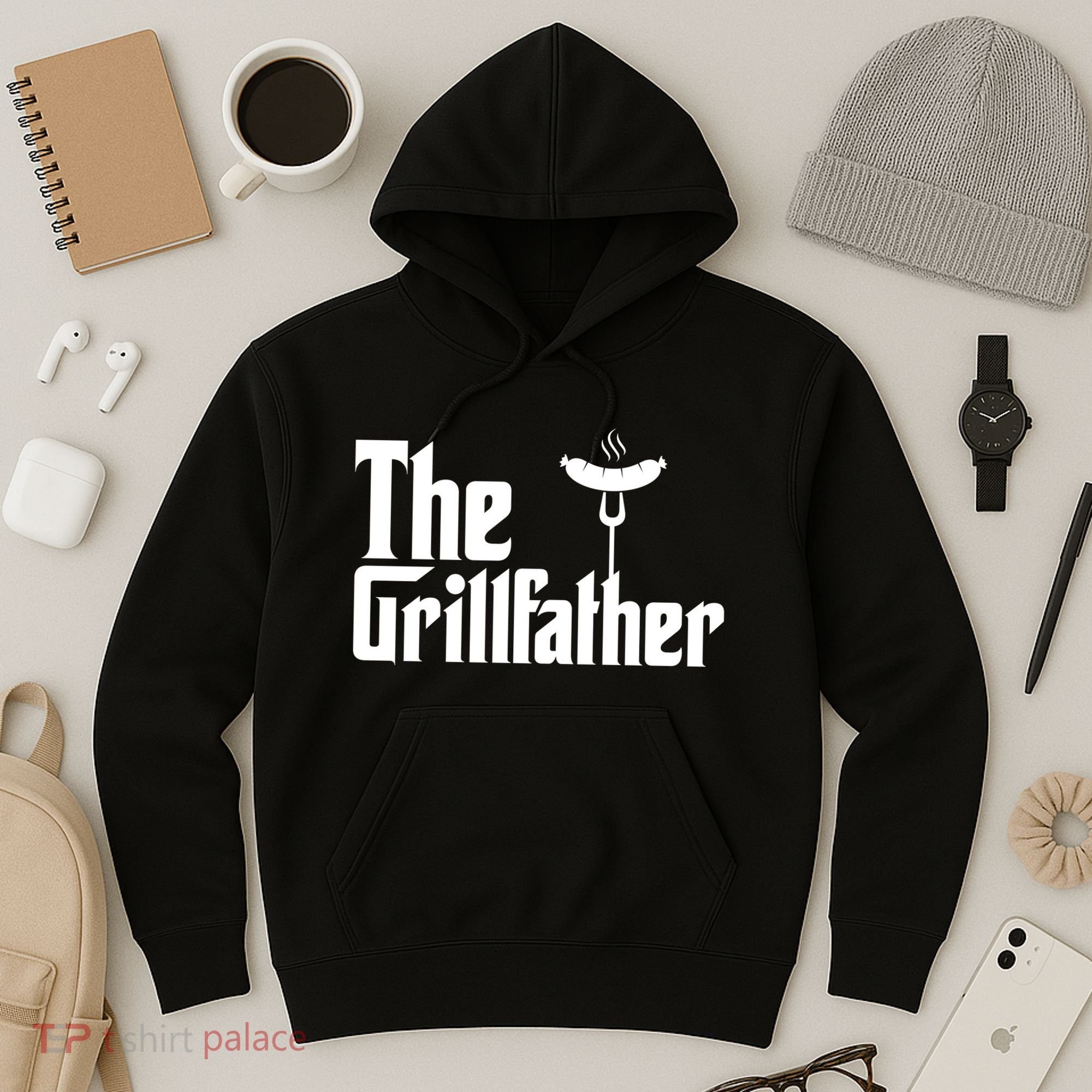 The Grillfather Father's Day Grill Hoodie
