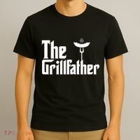 The Grillfather Father's Day Grill T-Shirt thumb 3