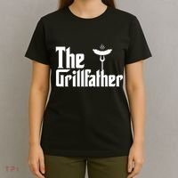 The Grillfather Father's Day Grill T-Shirt thumb 4