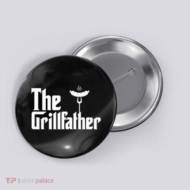 The Grillfather Father's Day Grill Button