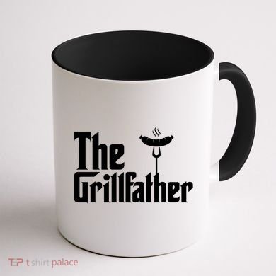 The Grillfather Father's Day Grill Coffee Mug back