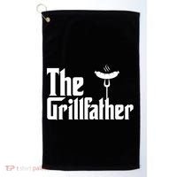 The Grillfather Father's Day Grill Golf Towel thumb 0
