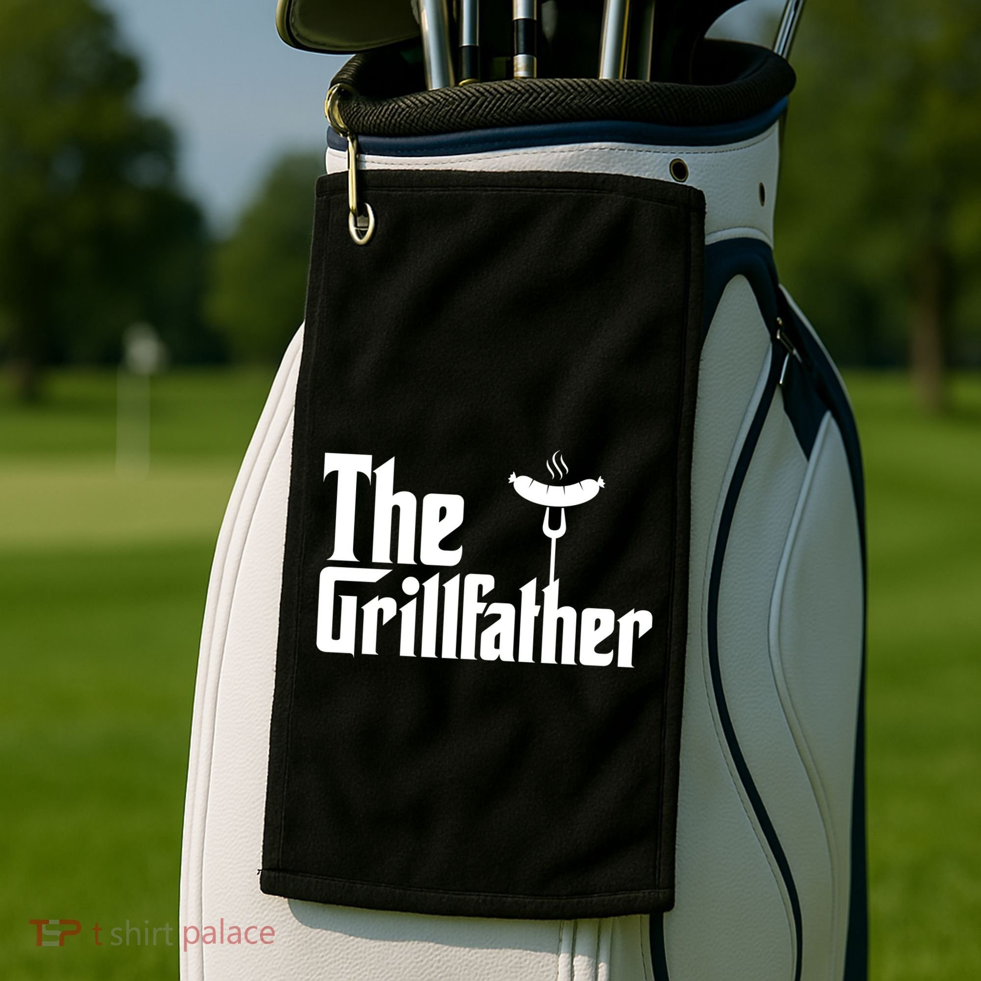 The Grillfather Father's Day Grill Golf Towel