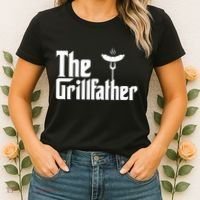 The Grillfather Father's Day Grill Women's T-Shirt thumb 2
