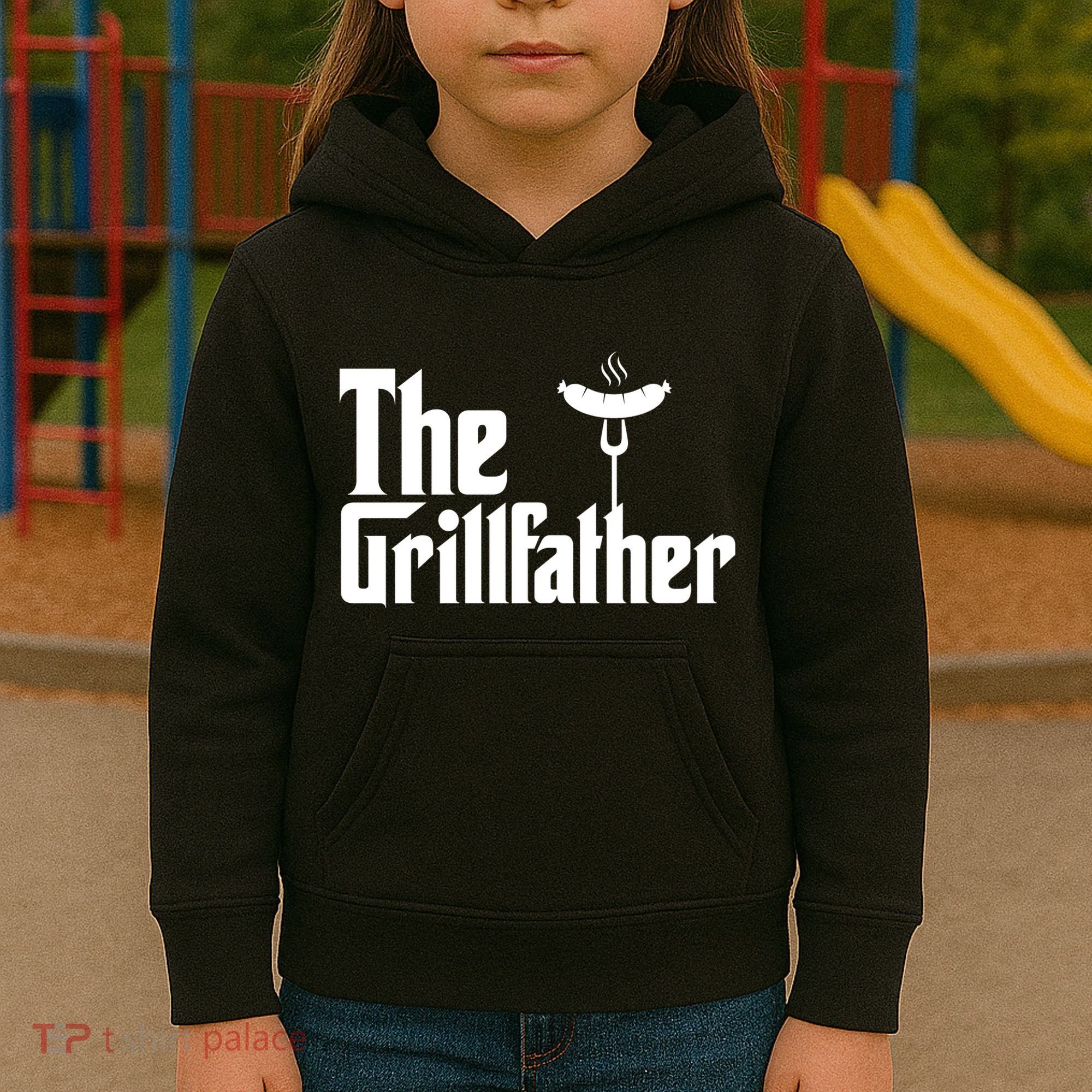 The Grillfather Father's Day Grill Kids Hoodie