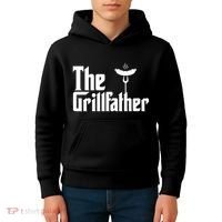 The Grillfather Father's Day Grill Kids Hoodie thumb 4