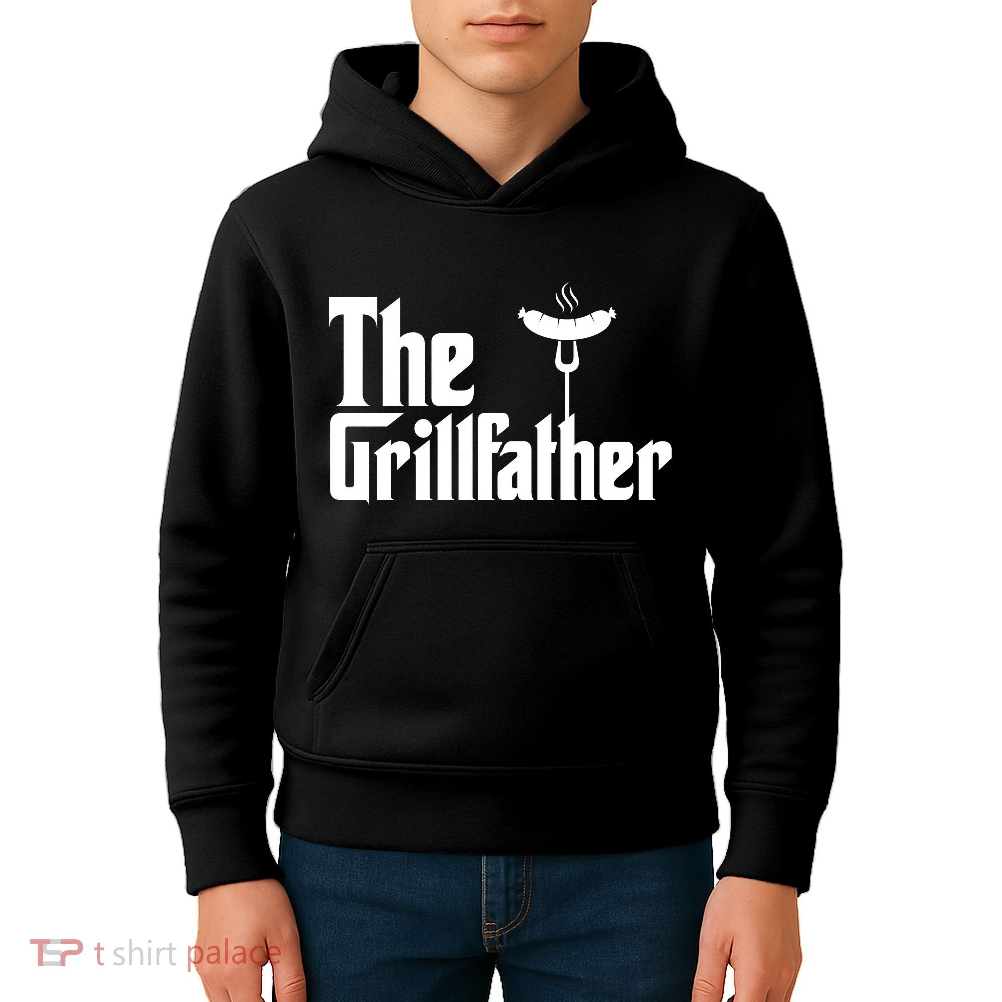 The Grillfather Father's Day Grill Kids Hoodie