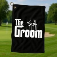 The Groom Golf Towel thumb 1