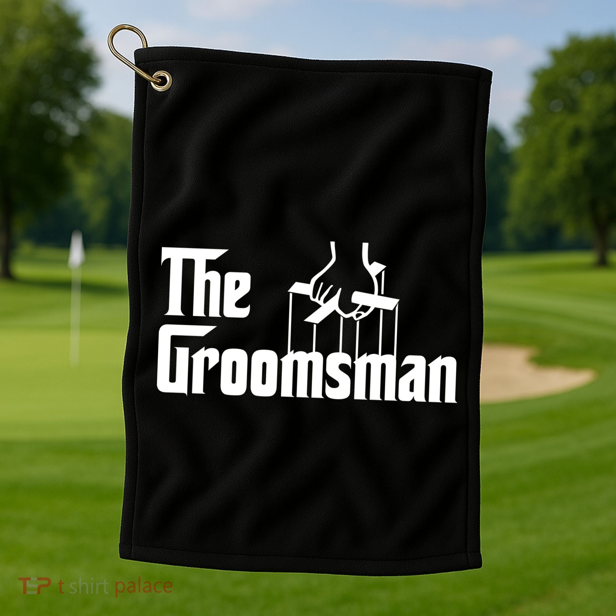 The Groomsman  Golf Towel