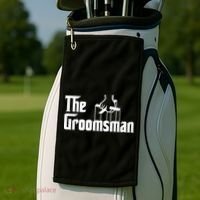 The Groomsman  Golf Towel thumb 2