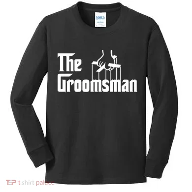 The Groomsman  Kids Long Sleeve Shirt