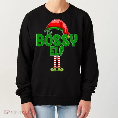 The Grumpy Elf Matching Christmas Women's Sweatshirt
