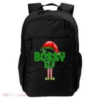 The Grumpy Elf Matching Christmas Backpack thumb 0