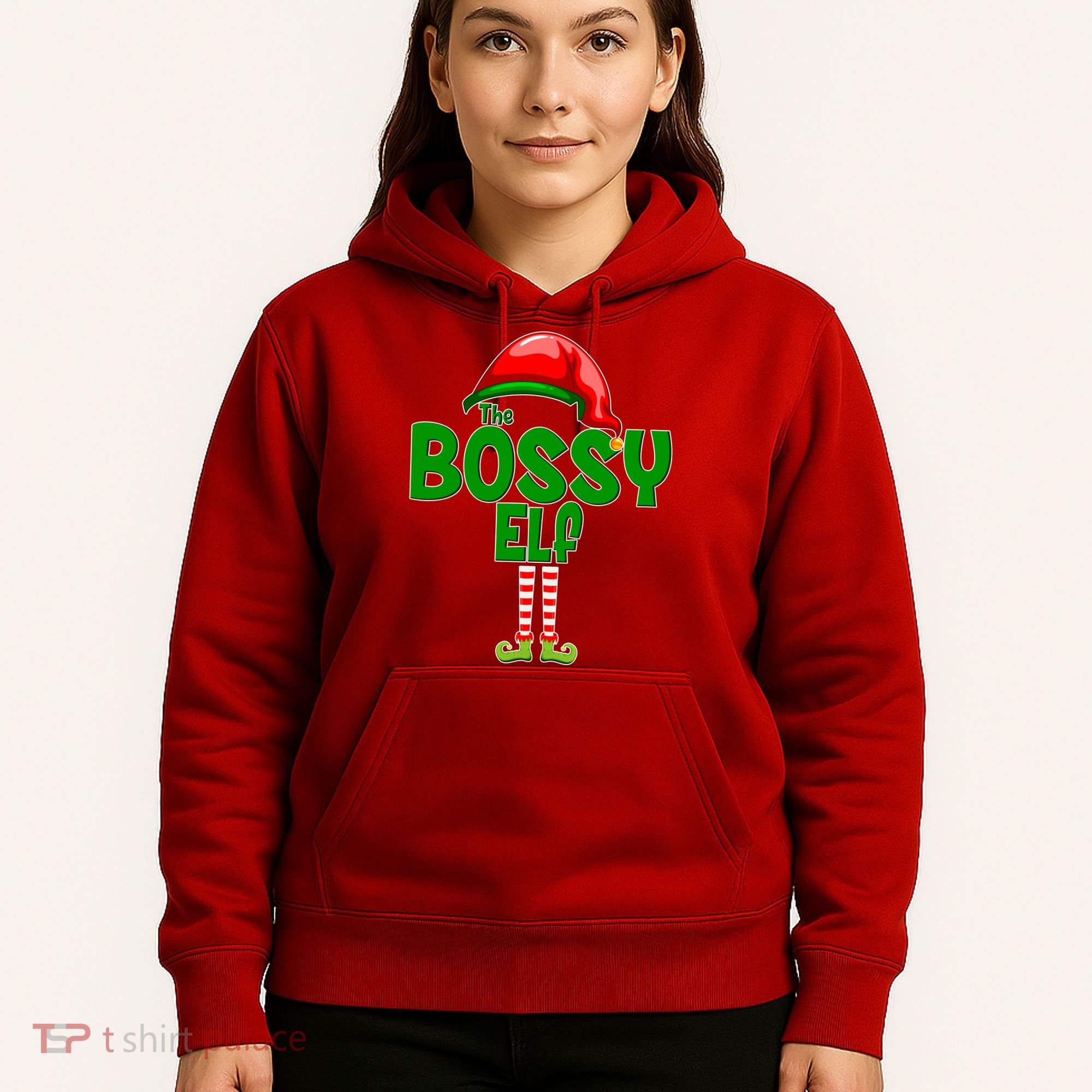 The Grumpy Elf Matching Christmas Hoodie