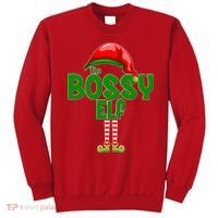 The Grumpy Elf Matching Christmas Sweatshirt thumb 0