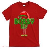 The Grumpy Elf Matching Christmas T-Shirt thumb 0