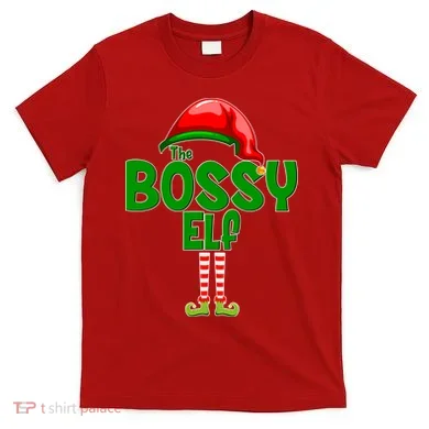 The Grumpy Elf Matching Christmas T-Shirt