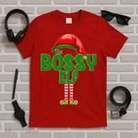 The Grumpy Elf Matching Christmas T-Shirt thumb 5