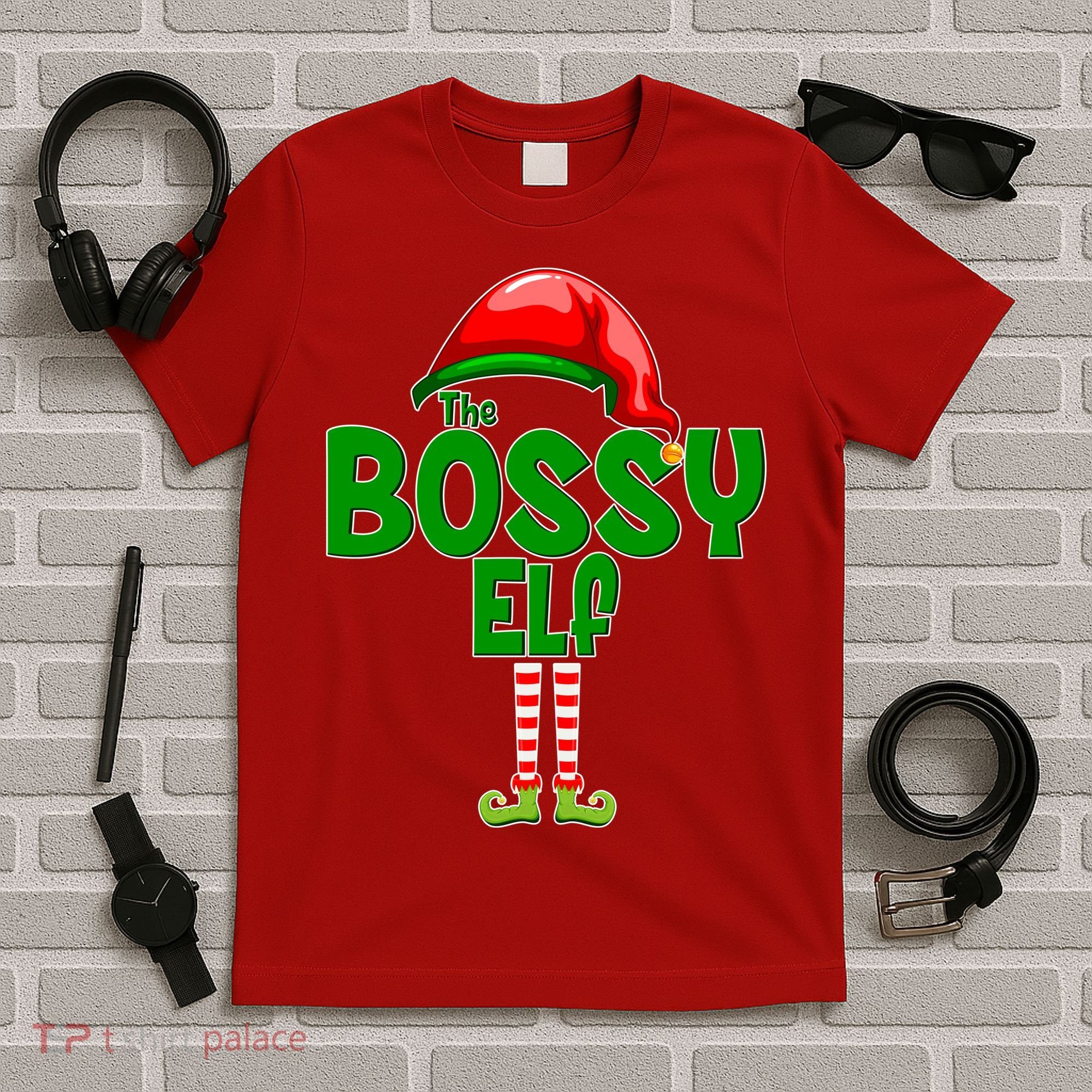 The Grumpy Elf Matching Christmas T-Shirt