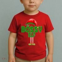 The Grumpy Elf Matching Christmas Toddler T-Shirt thumb 2