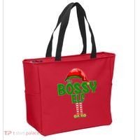 The Grumpy Elf Matching Christmas Tote Bag thumb 2
