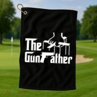 The Gun Father Golf Towel thumb 1