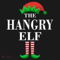 The Hangry Elf Funny Family Matching Christmas Hoodie thumb 2