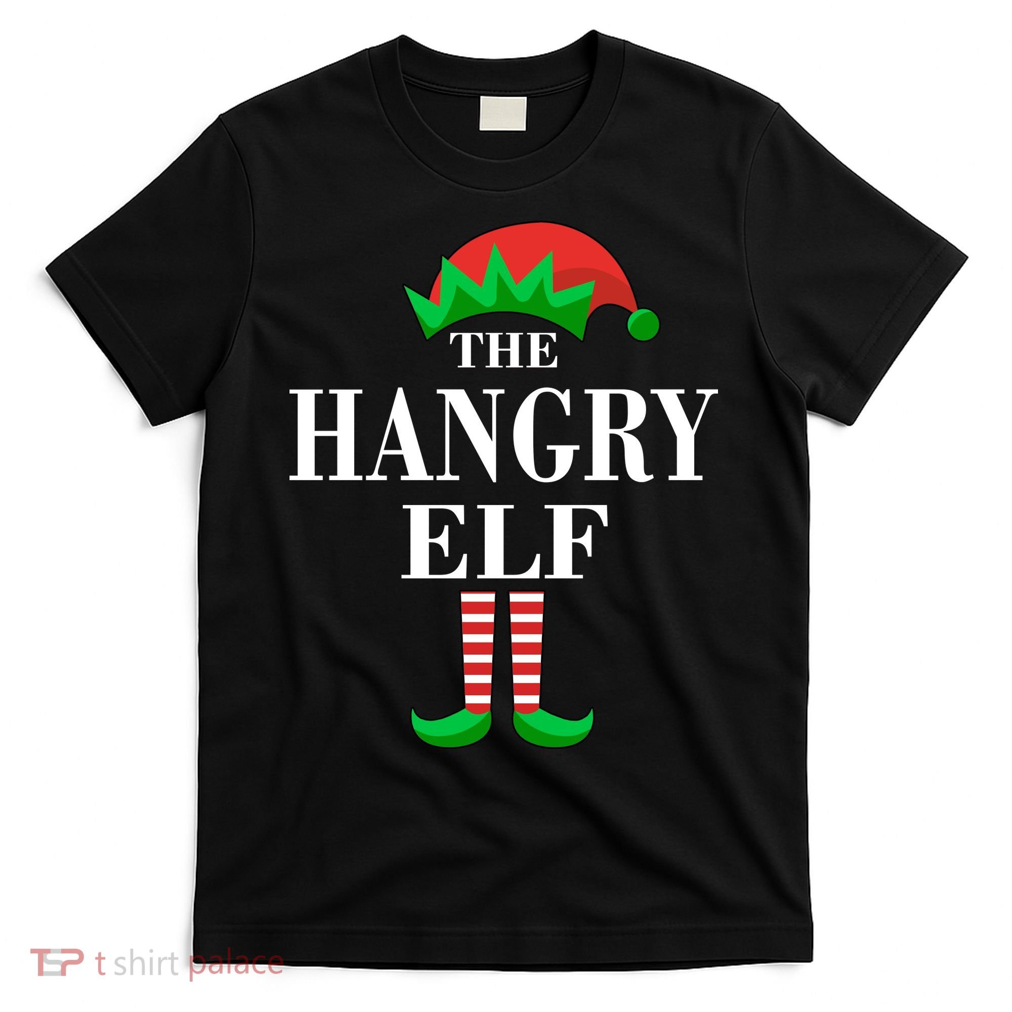 The Hangry Elf Funny Family Matching Christmas T-Shirt