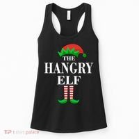 The Hangry Elf Funny Family Matching Christmas Women's Tank Top thumb 0