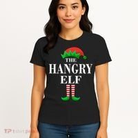 The Hangry Elf Funny Family Matching Christmas Women's T-Shirt thumb 4
