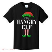 The Hangry Elf Funny Family Matching Christmas Kids T-Shirt thumb 0