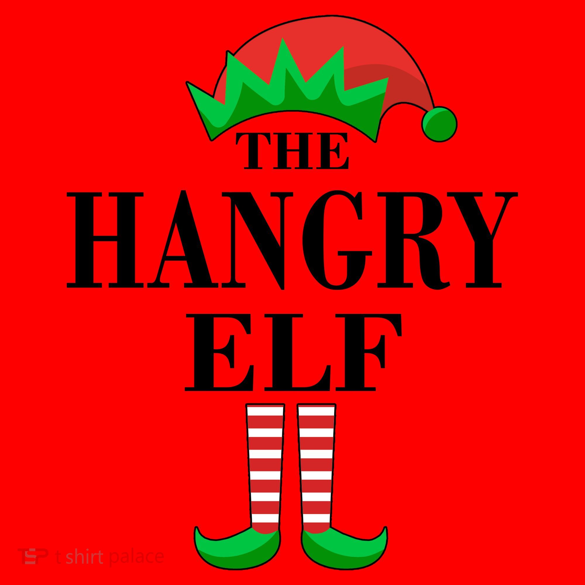 The Hangry Elf Funny Family Matching Christmas Santa Hat