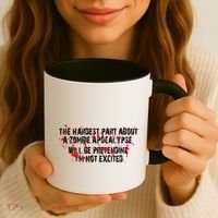 The Hardest Part About The Zombie Apocalypse Coffee Mug thumb 3