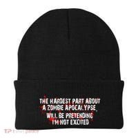 The Hardest Part About The Zombie Apocalypse Beanie thumb 0