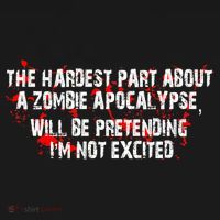 The Hardest Part About The Zombie Apocalypse Ornament thumb 1