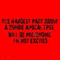 The Hardest Part About The Zombie Apocalypse Santa Hat thumb 1