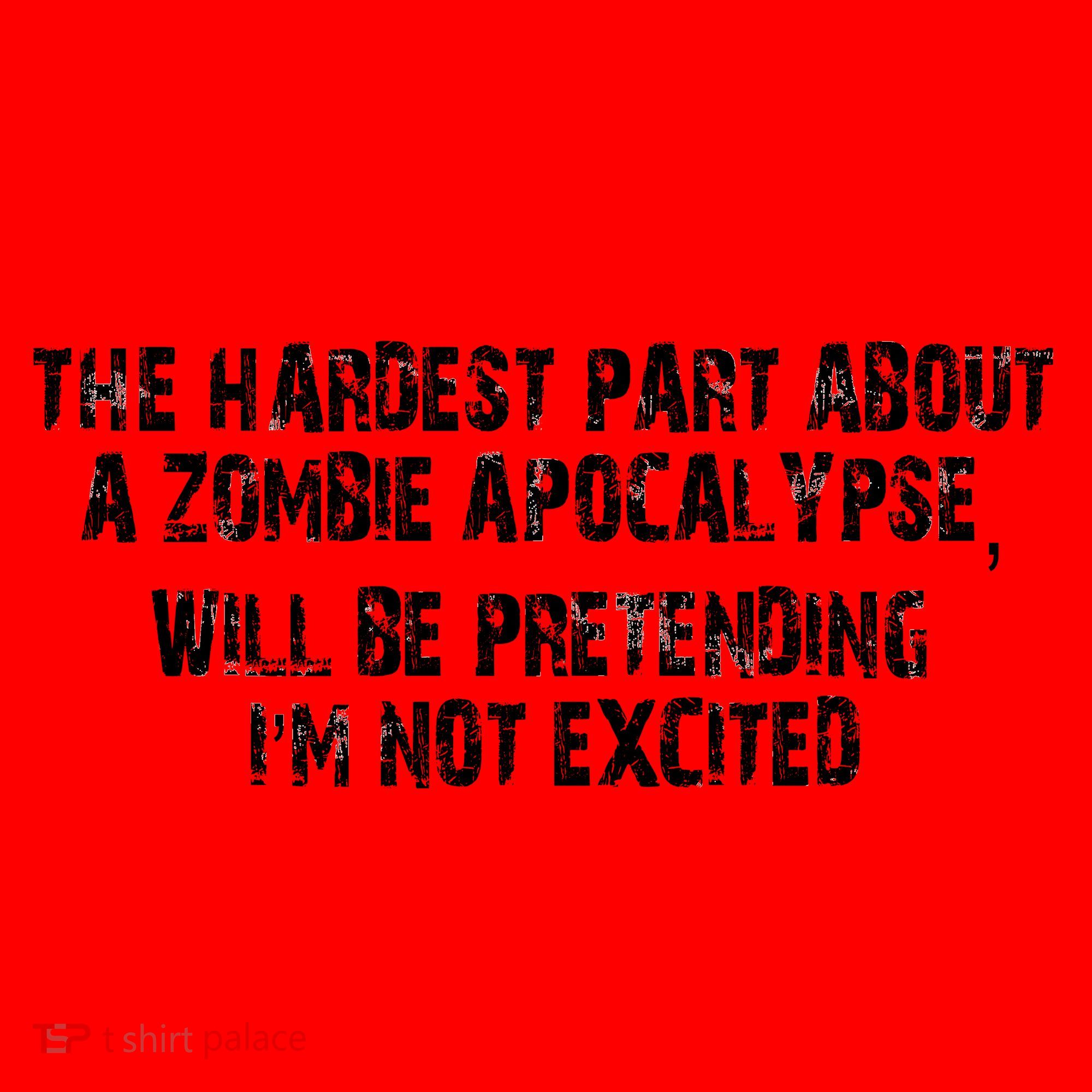 The Hardest Part About The Zombie Apocalypse Santa Hat