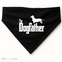 The Hot Dog DogFather USA-Made Doggie Bandana thumb 0
