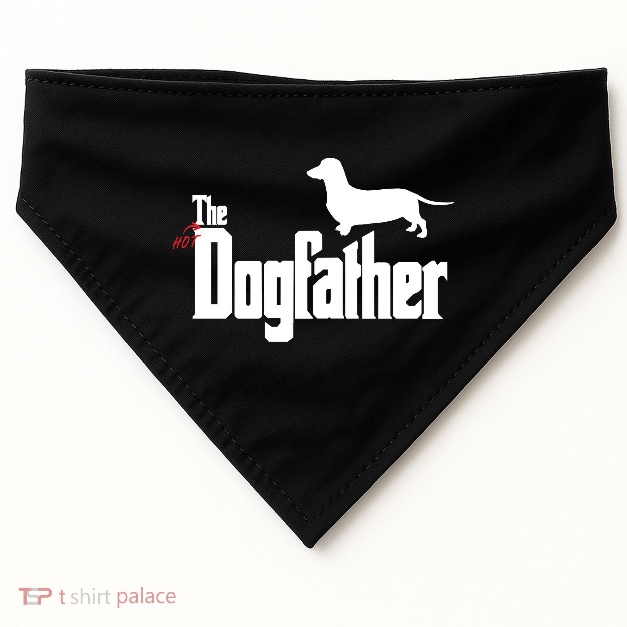 The Hot Dog DogFather USA-Made Doggie Bandana
