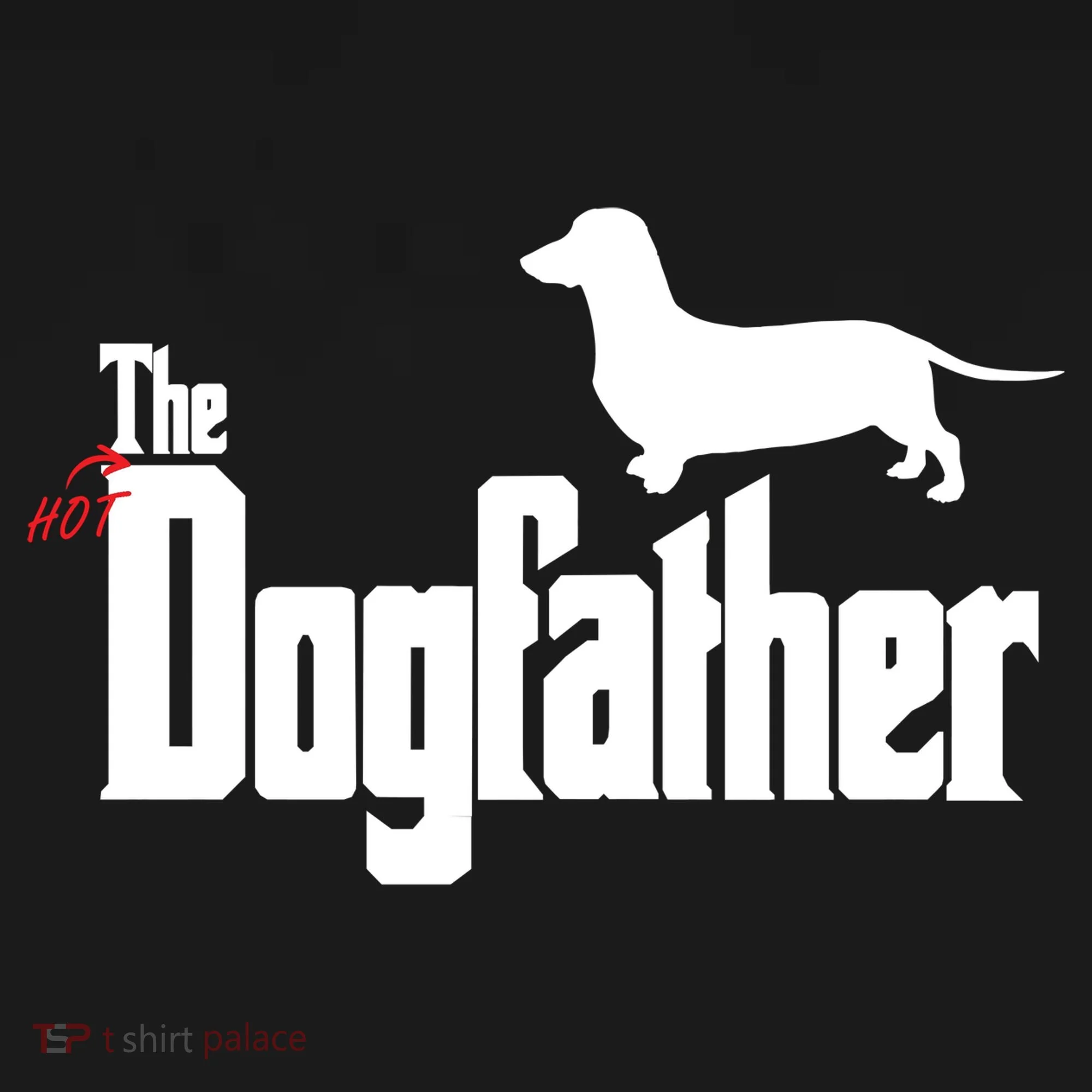 The Hot Dog DogFather Button