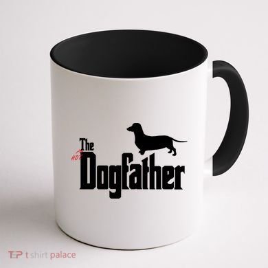 The Hot Dog DogFather Coffee Mug back