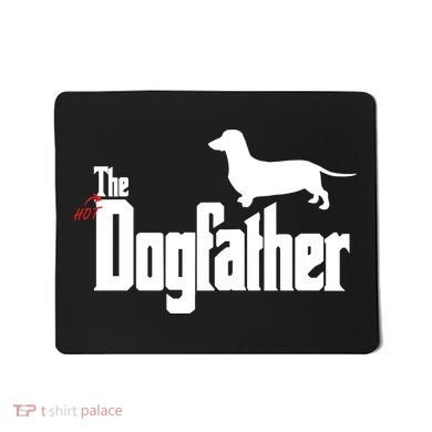 The Hot Dog DogFather Mousepad