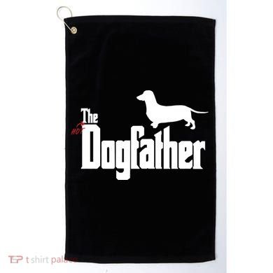 The Hot Dog DogFather Golf Towel
