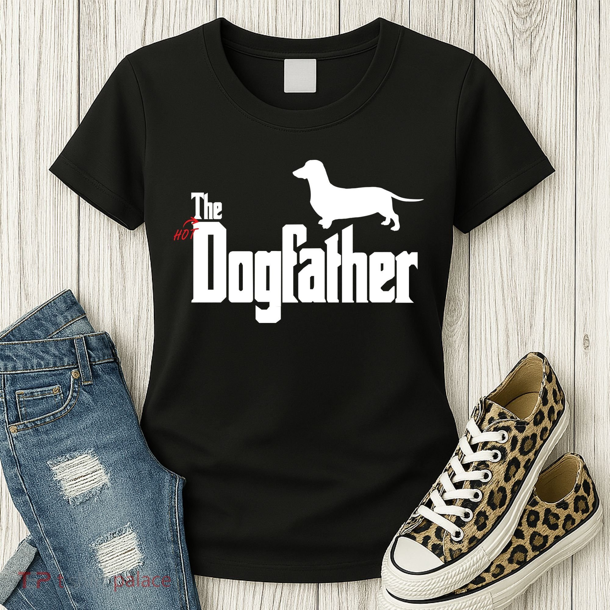 The Hot Dog DogFather Women's T-Shirt