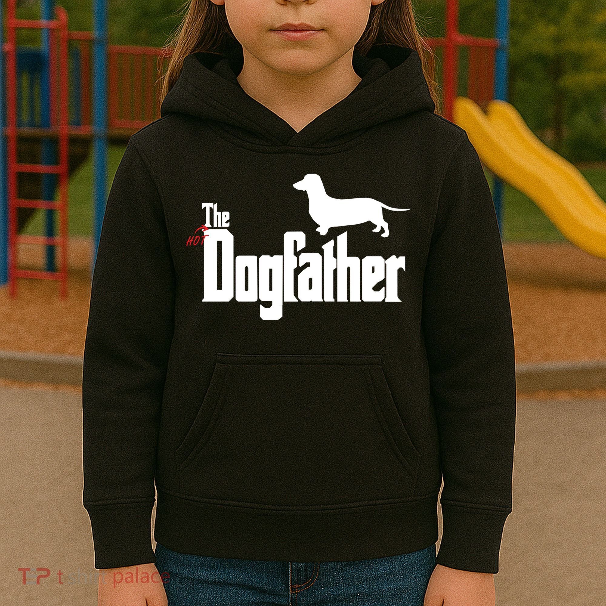 The Hot Dog DogFather Kids Hoodie