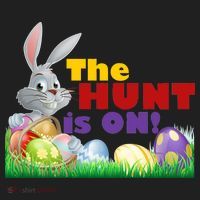 The Hunt is On! Easter Rabbit Egg Hunt Women's Sweatshirt thumb 2