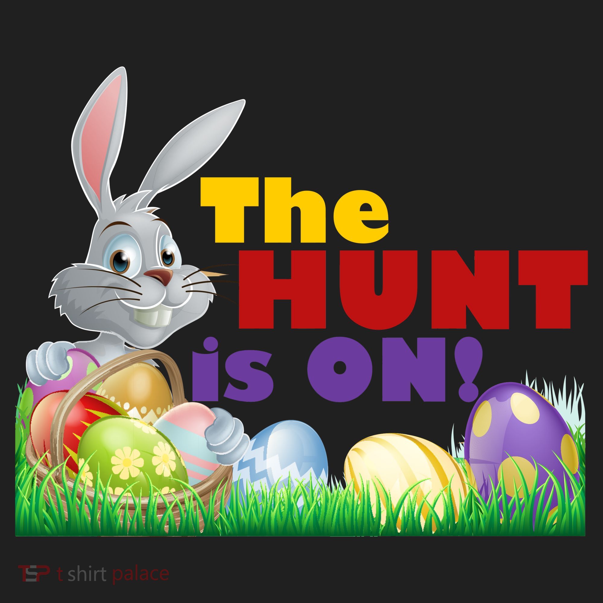 The Hunt is On! Easter Rabbit Egg Hunt Women's Sweatshirt