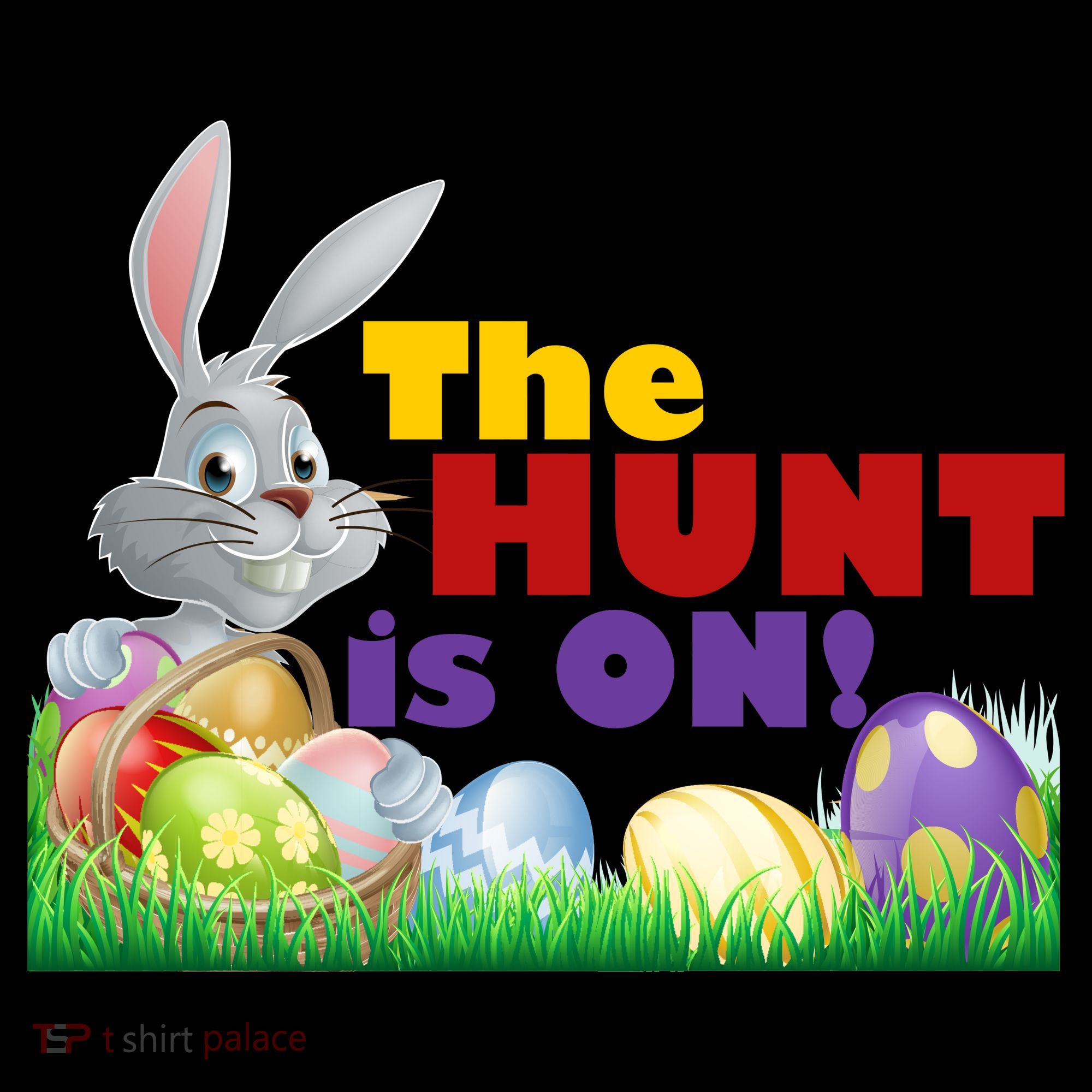The Hunt is On! Easter Rabbit Egg Hunt Coffee Mug