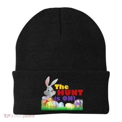 The Hunt is On! Easter Rabbit Egg Hunt Beanie